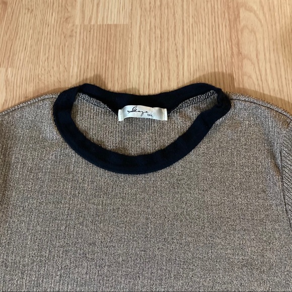 Gage USA metallic gold ringer t-shirt - Picture 3 of 3